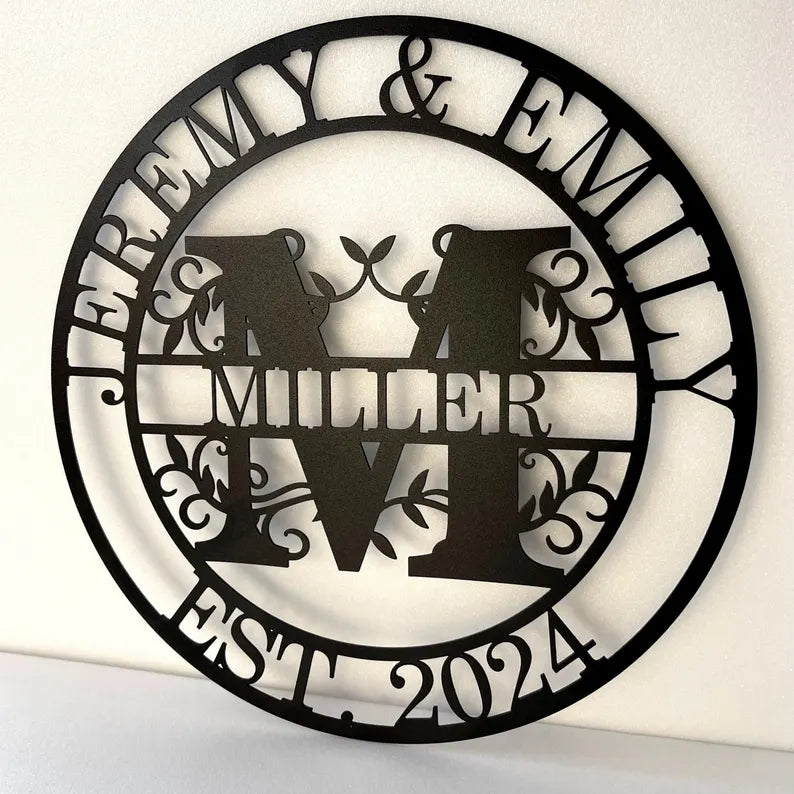 First Name letter sign