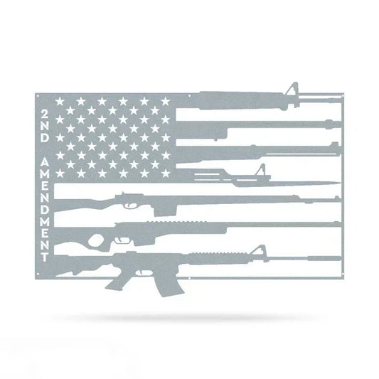 Custom American Flag Gun Monogram