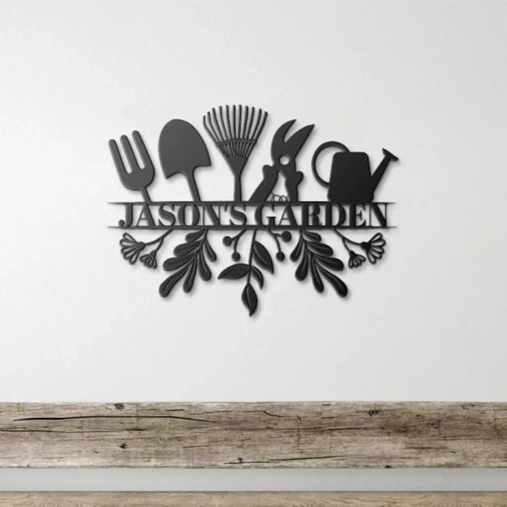 Custom Metal Garden Sign