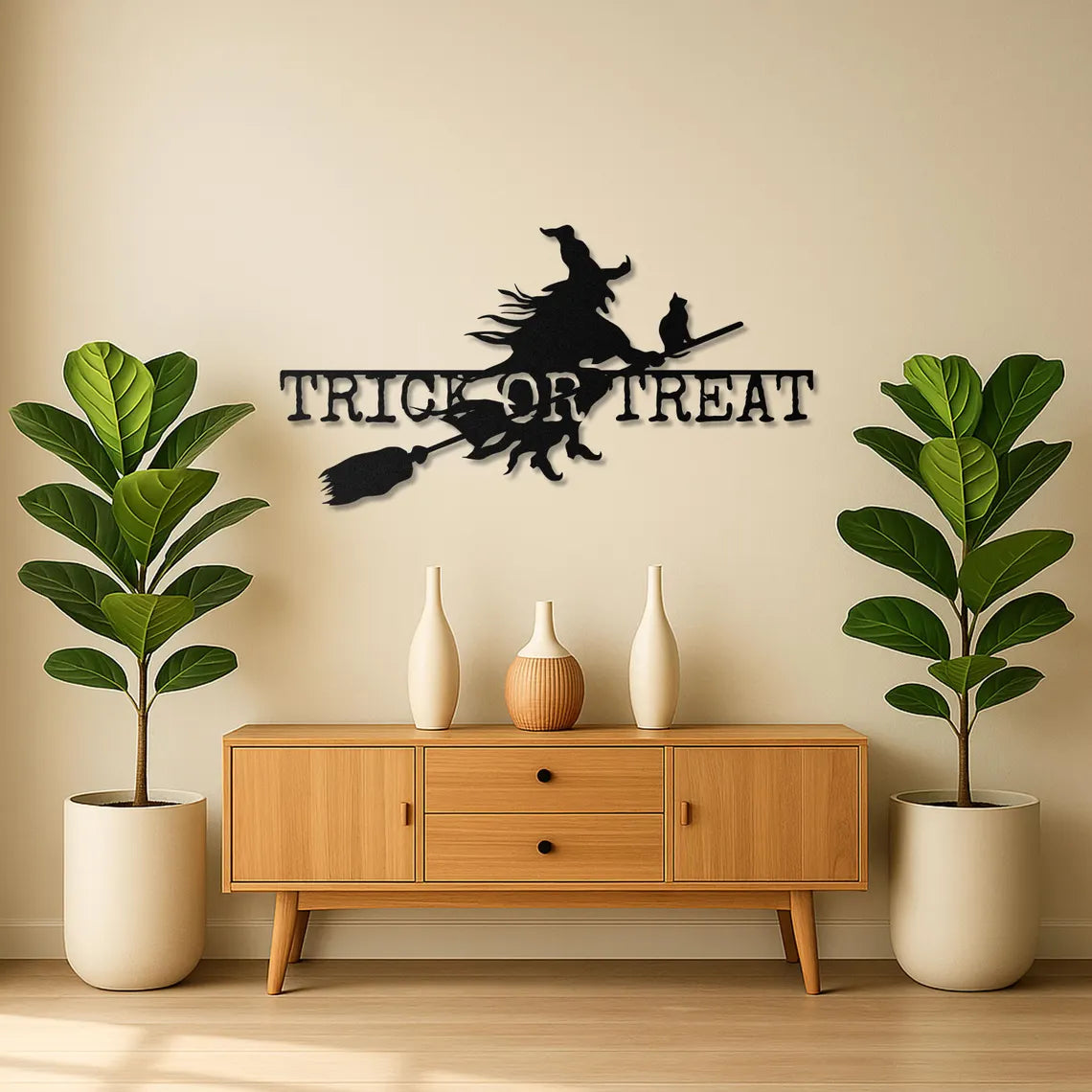Halloween Metal Wall Decor | Trick or Treat