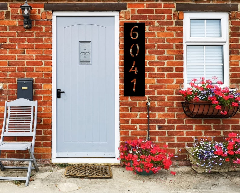 Custom Metal Address Signs for Modern Homes