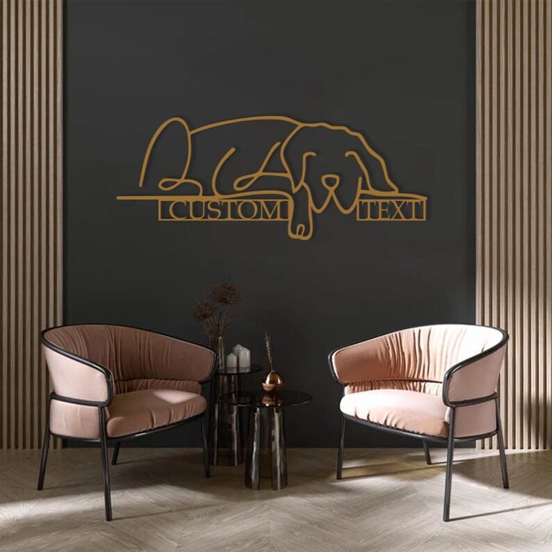 Custom Dog Metal Wall Arts