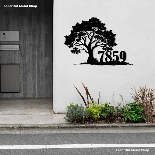 Custom Metal Address Signs for Modern Homes