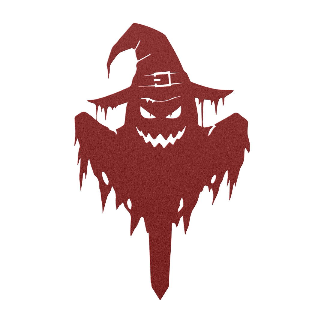 Halloween Ghost yard sign Red