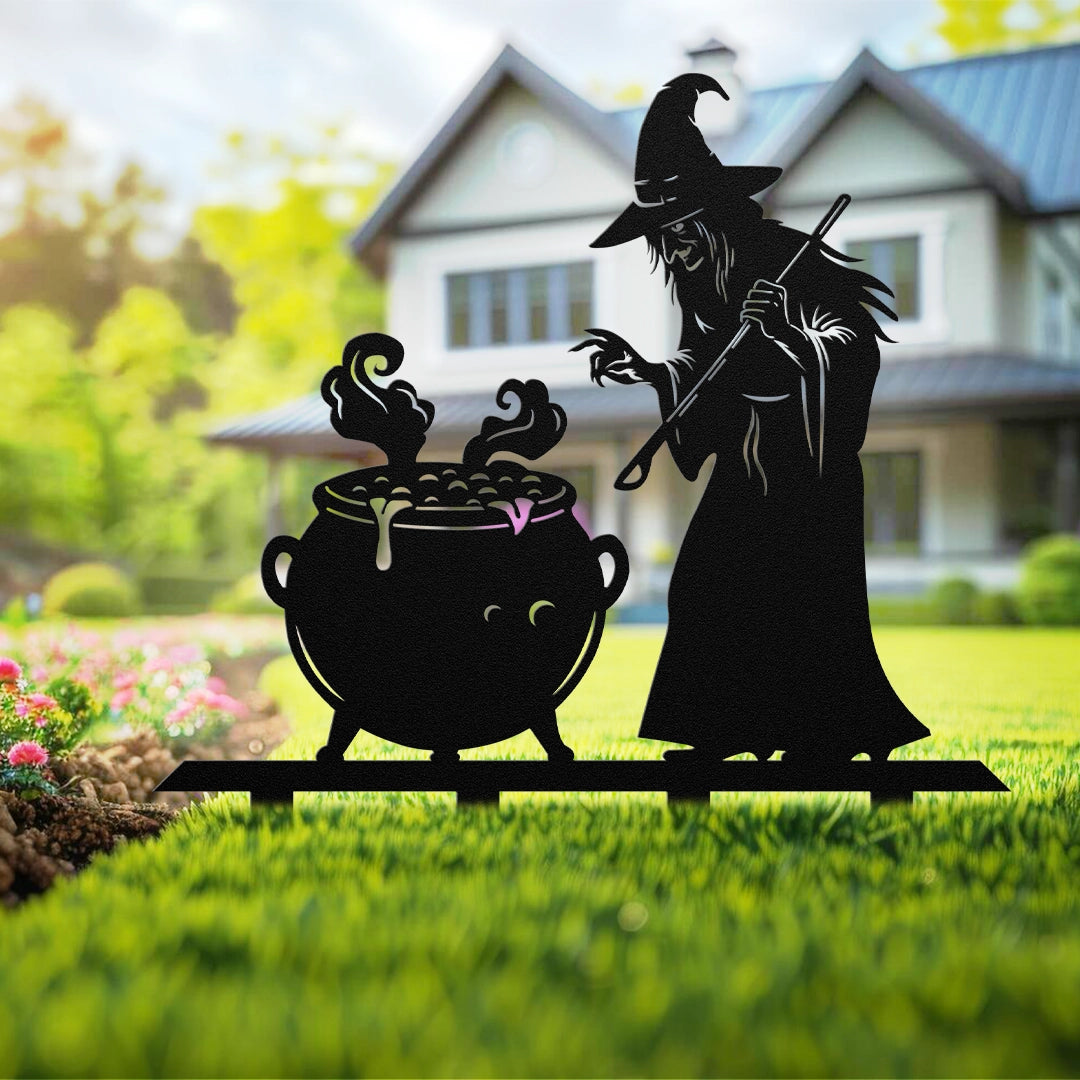 Halloween witch decor