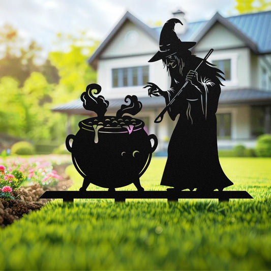 Halloween witch decor