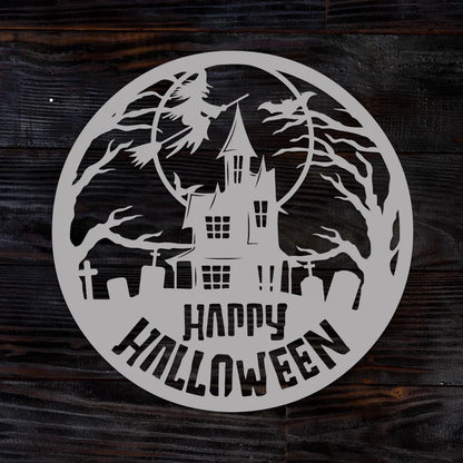 Happy Halloween Metal Wall Art | Vintage & Outdoor Halloween Decor 2025