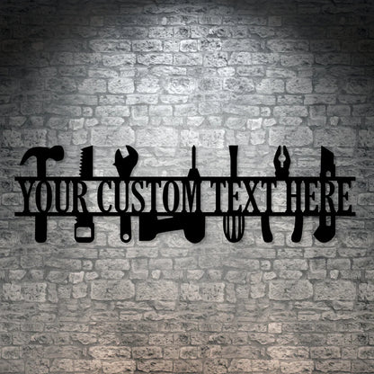 Personalized Handyman Metal Signs for DIY Enthusiasts