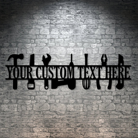 Personalized Handyman Metal Signs for DIY Enthusiasts