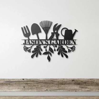 Custom Metal Garden Sign