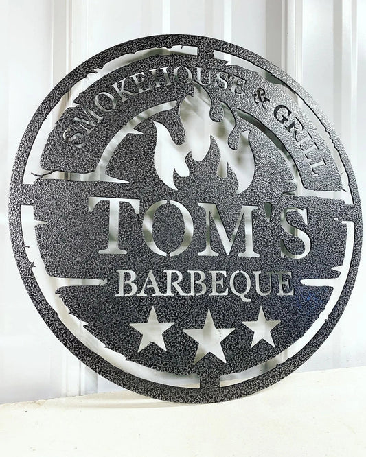 Customized Grill Metal sign