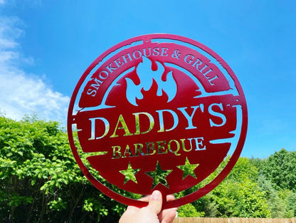 Customized Grill Metal sign