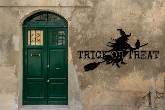 Halloween Metal Wall Decor | Trick or Treat