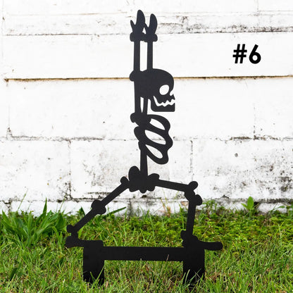 Outdoor Halloween Decor Metal Sign