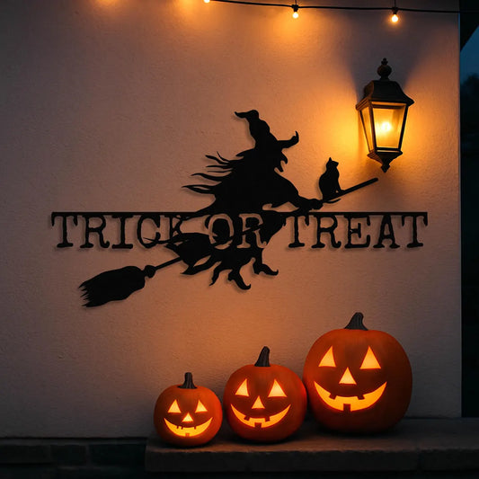 Halloween Metal Wall Decor | Trick or Treat