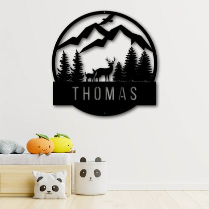 Custom Metal Hunting Signs for Cabins & Camps