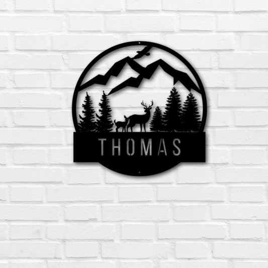 Custom Metal Hunting Signs for Cabins & Camps