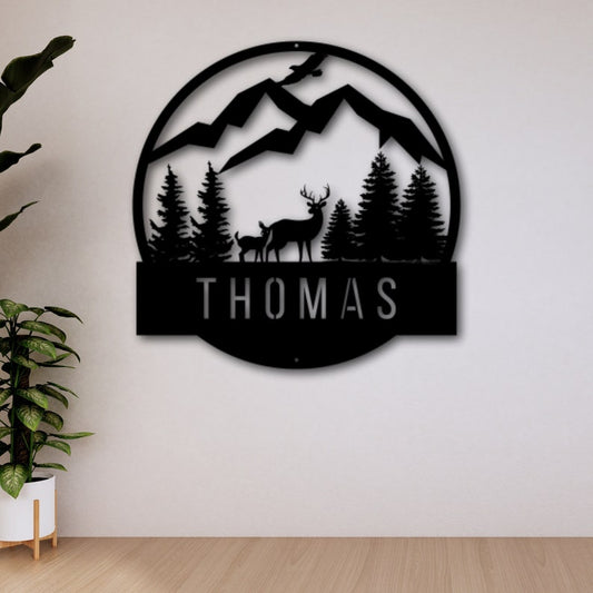 Custom Metal Hunting Signs for Cabins & Camps