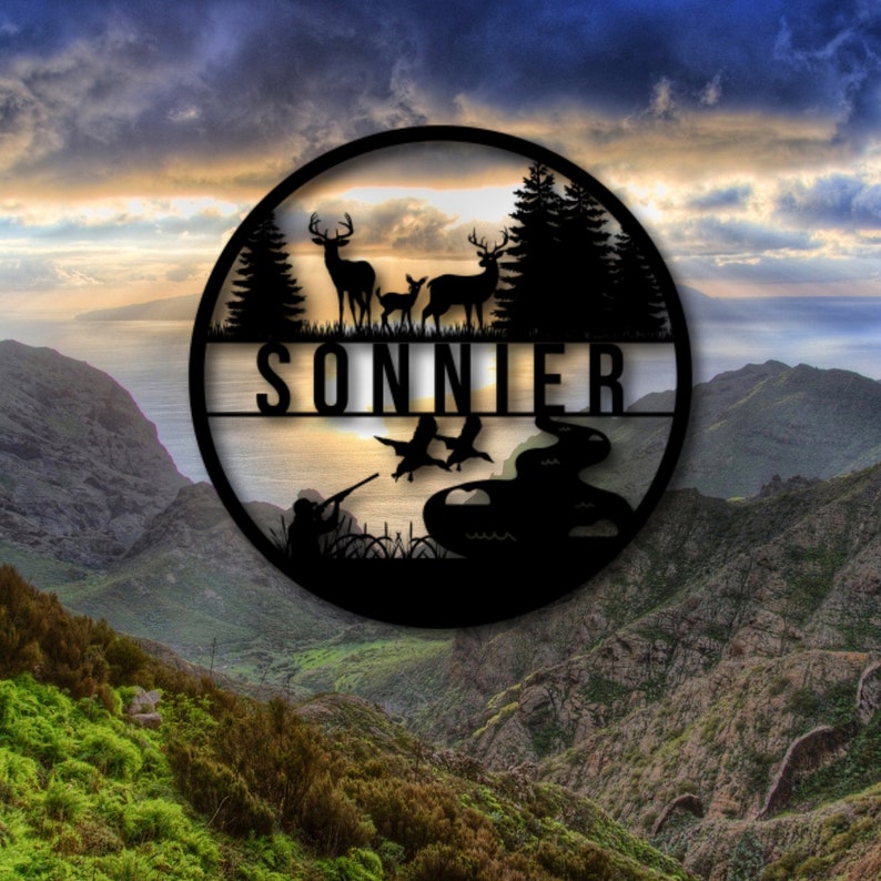 Custom Hunting Metal Signs Outdoor Decor