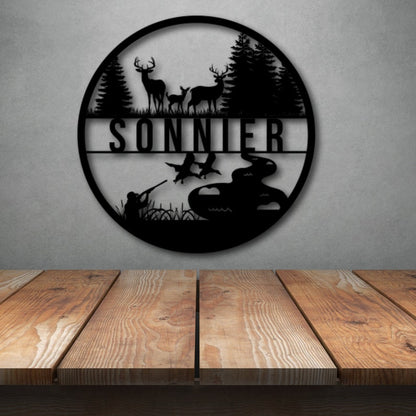 Custom Hunting Metal Signs Outdoor Decor