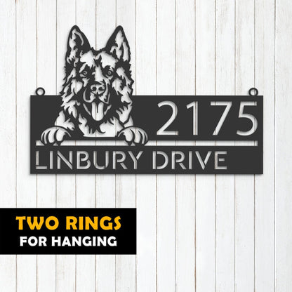 German Shepherd Address Signs