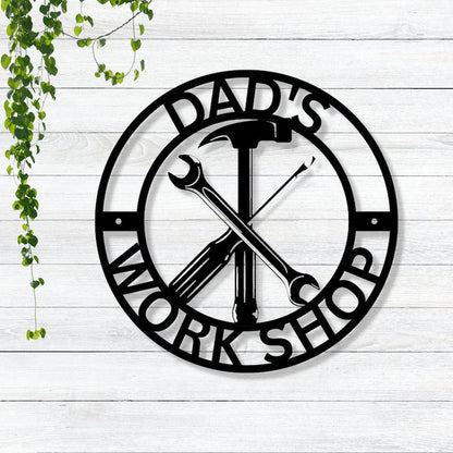 Personalized Metal Work Shop Sign