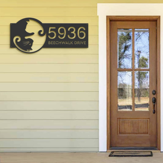 Yin Yang Cat Address Signs
