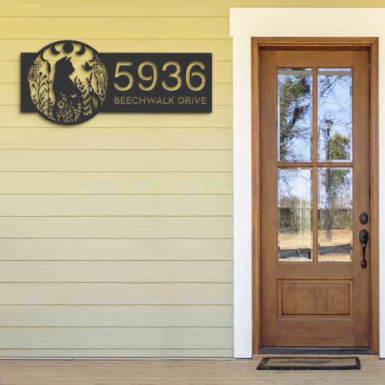 Custom Outdoor Address Plaques