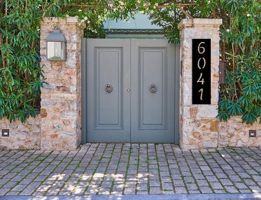 Custom Metal Address Signs for Modern Homes