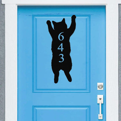 Personalized Cat Address Signs