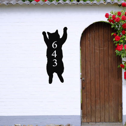 Personalized Cat Address Signs