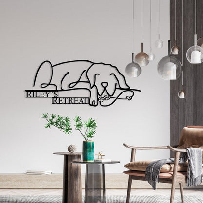 Custom Dog Metal Wall Arts