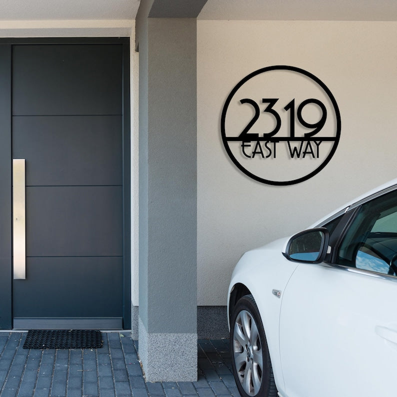 Custom Metal Villa & Casa Name Signs