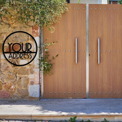 Custom Metal Villa & Casa Name Signs