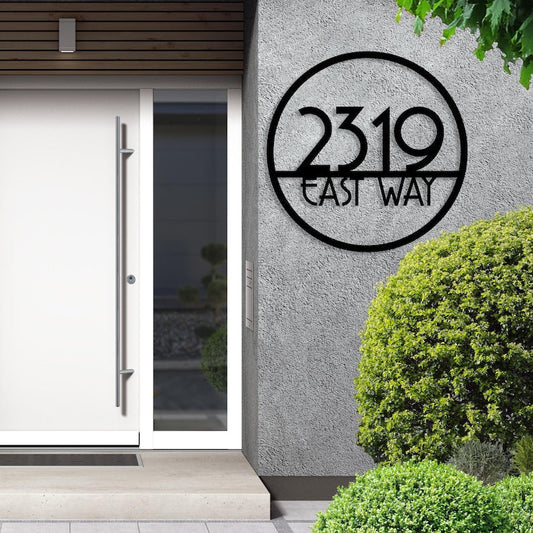 Custom Metal Villa & Casa Name Signs