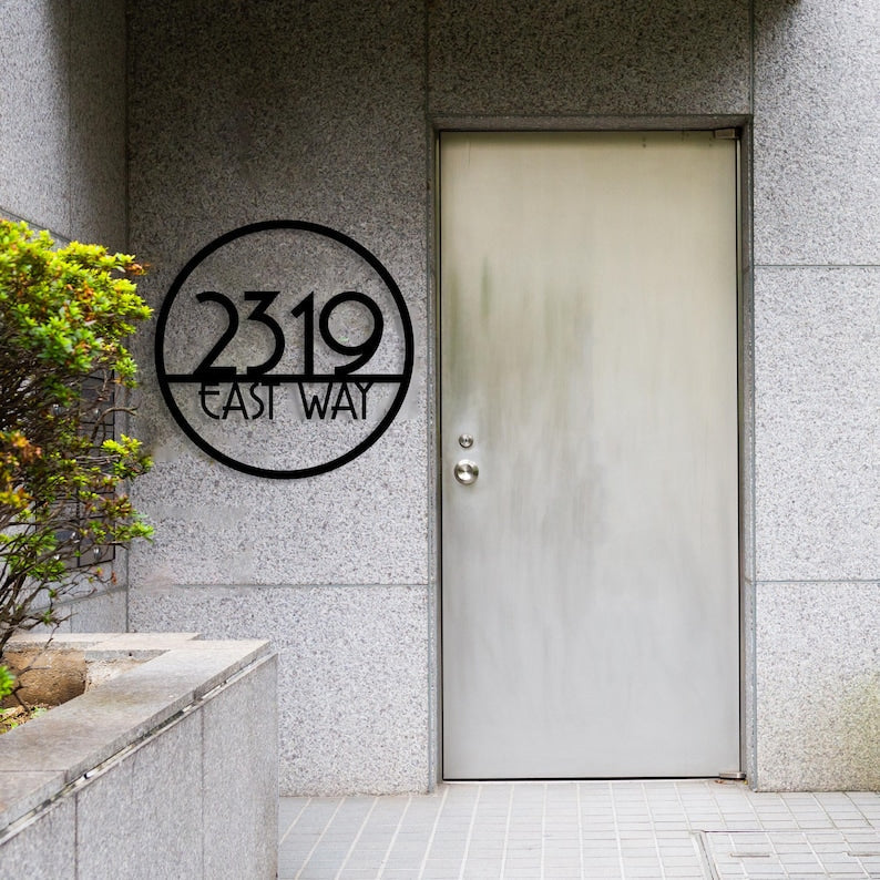 Custom Metal Villa & Casa Name Signs