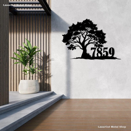 Custom Metal Address Signs for Modern Homes