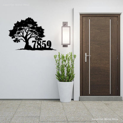 Custom Metal Address Signs for Modern Homes