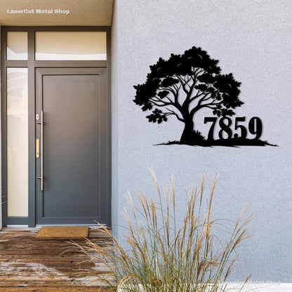 Custom Metal Address Signs for Modern Homes