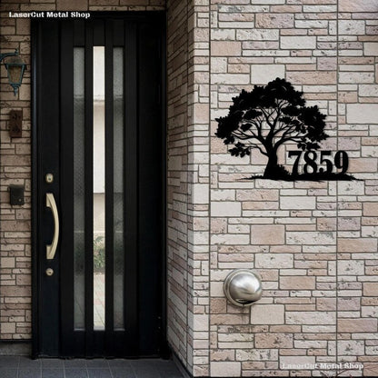 Custom Metal Address Signs for Modern Homes