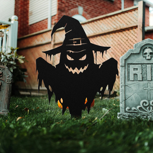 Halloween Ghost yard sign mockup